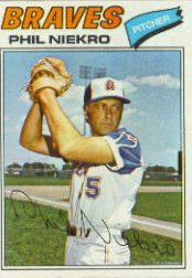 1977 Topps Baseball Cards      615     Phil Niekro
